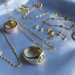 EVRY Jewels 12 Piece Gold Jewelry Lot (Mixed Styles)